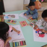 レオナ第二幼稚園１１月絵画教室