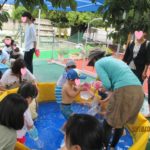レオナ第二幼稚園第６回すくすく広場水遊び①