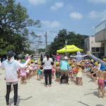 レオナ第二幼稚園夏期保育水遊びの集い